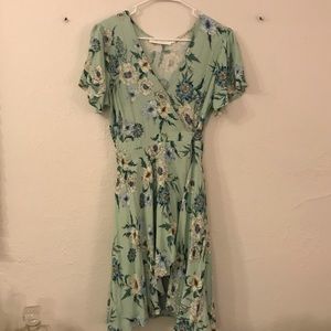 Ruffled wrap dress!